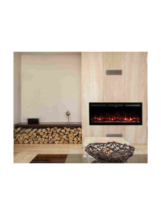 Hitense Wall Mounted Electric Fireplace 1600W 127x12.7cm Gray