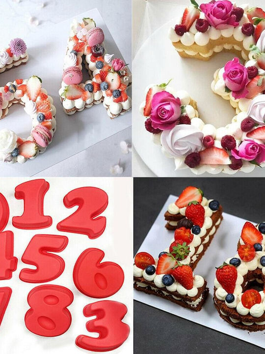 Formă de Patiserie pentru Chec Rotund din Silicon 9buc