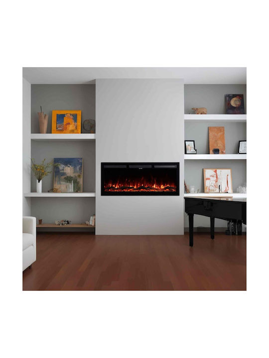 Hitense Wall Mounted Electric Fireplace 1600W 152.4x12.7cm Gray