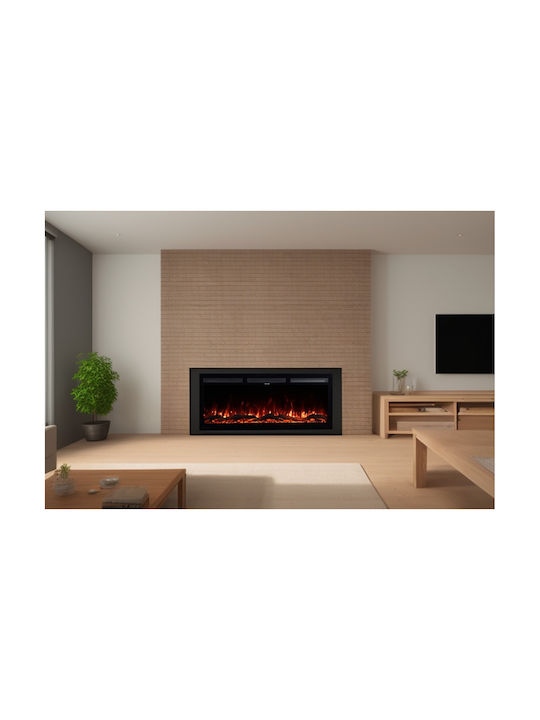 Hitense Wall Mounted Electric Fireplace 1600W 152.4x12.7cm Gray