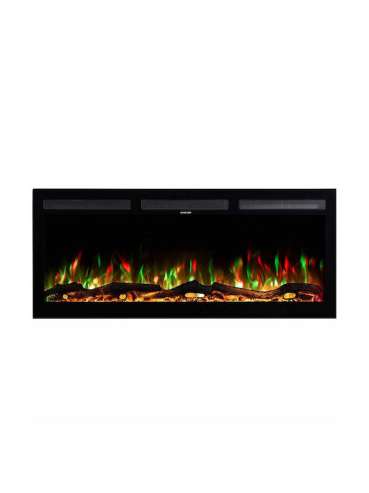 Hitense Wall Mounted Electric Fireplace 1600W 152.4x12.7cm Gray