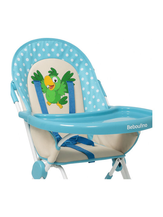 Beboulino Fruits Foldable Baby Highchair Light Blue