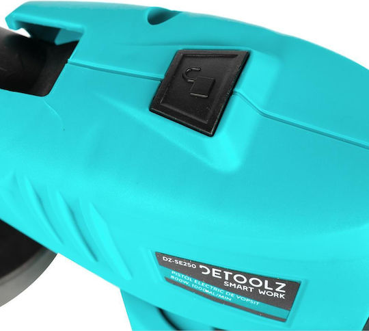 Pistol de vopsit electric Detoolz Dz-se250 800 W 1000 ml/min Vâscozitate maximă 120 DIN Albastru