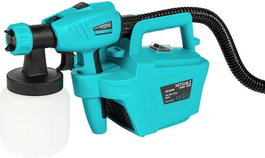 Pistol de vopsit electric Detoolz Dz-se250 800 W 1000 ml/min Vâscozitate maximă 120 DIN Albastru