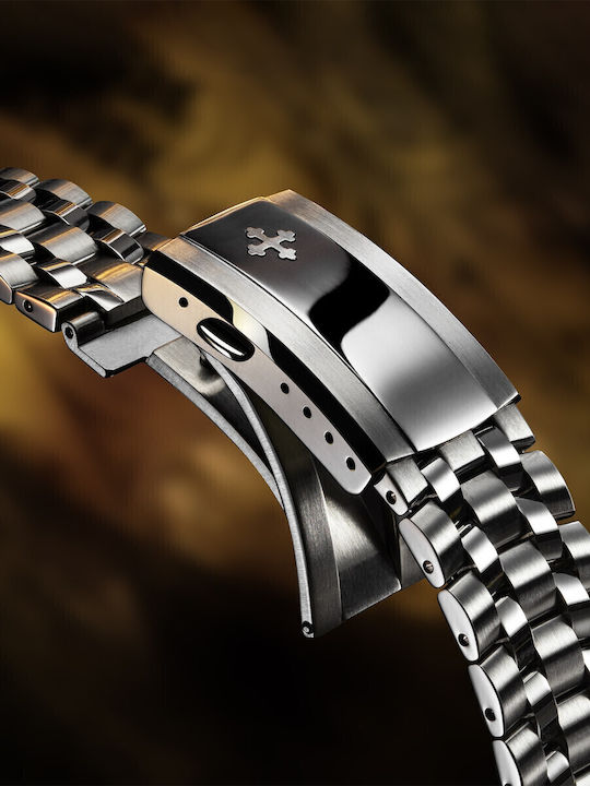 Venezianico Herrenuhr Automatisch mit Silber Metallarmband