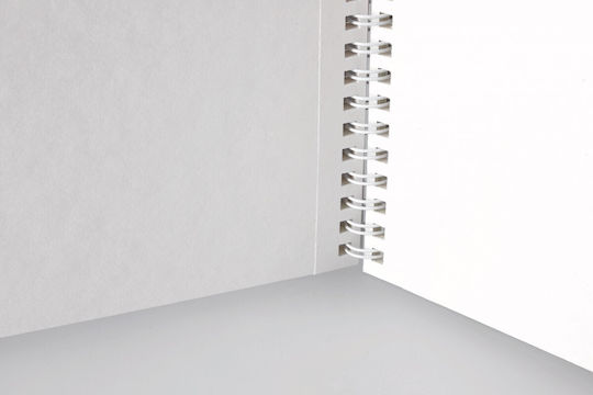 Art Notebook Spiral 25 Sheets with Blank Pages Multicolour