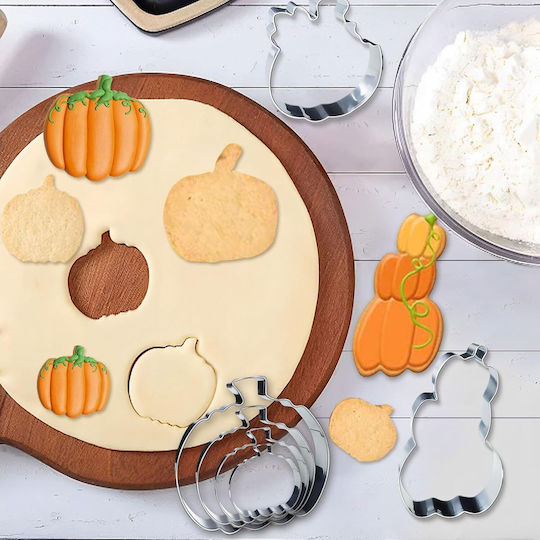 Set 9 Halloween Pumpkin-shaped Cookie Cutters