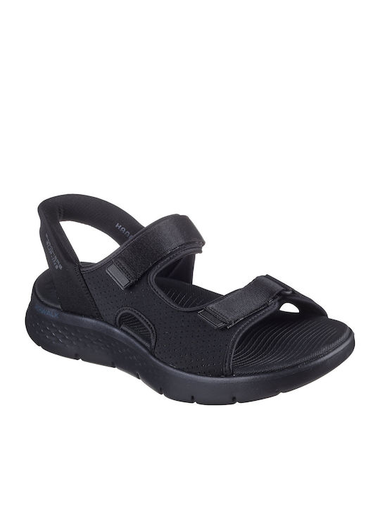 Go Walk Flex Ανδρικά Σανδάλια σε Μαύρο Χρώμα