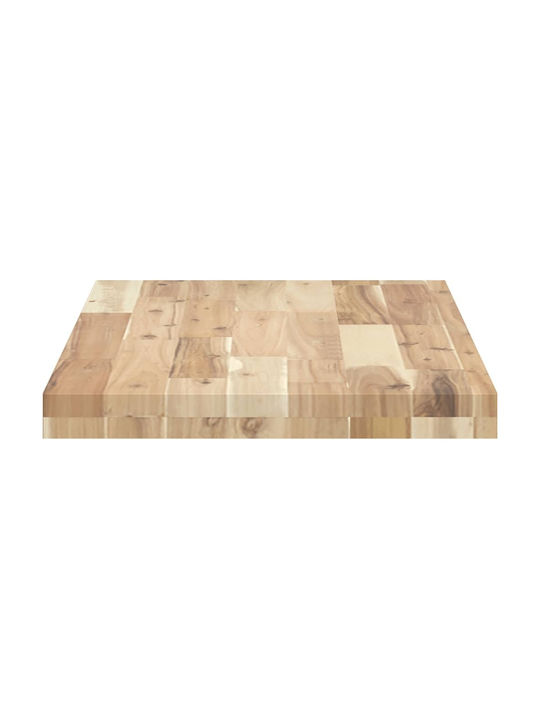 vidaXL Rectangular Office Desk Surface made of Solid Wood in Brown Color 80x40x4cm 4008779 1pcs