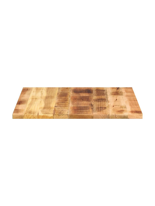 vidaXL Square Table Surface made of Solid Wood Natural 80x80x3.8cm 371415 1pcs