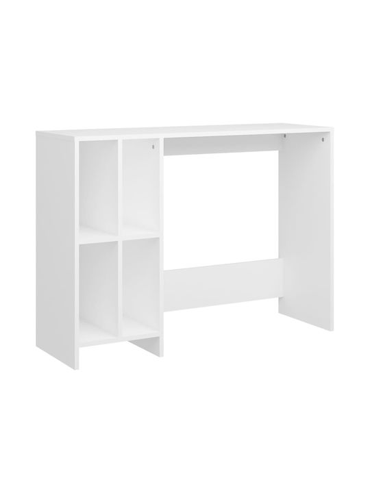 Birou Notebook Din Lemn Cu Birou Alb 102.5x35x75cm
