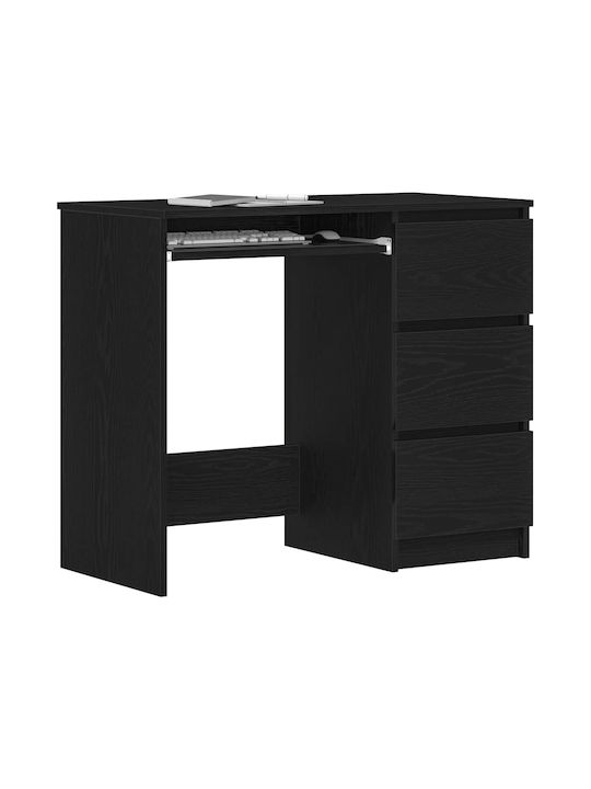 Desk Wooden Black 90x45x76cm