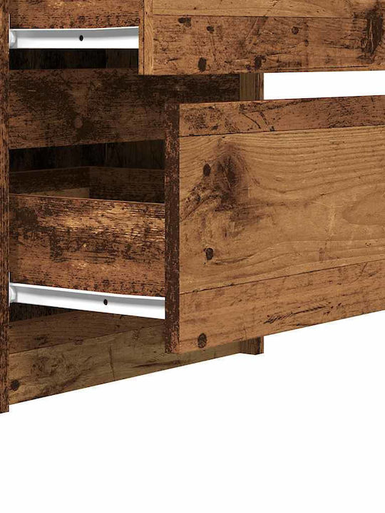 Γραφείο Ξύλινο Καφέ 140x50x77εκ.
