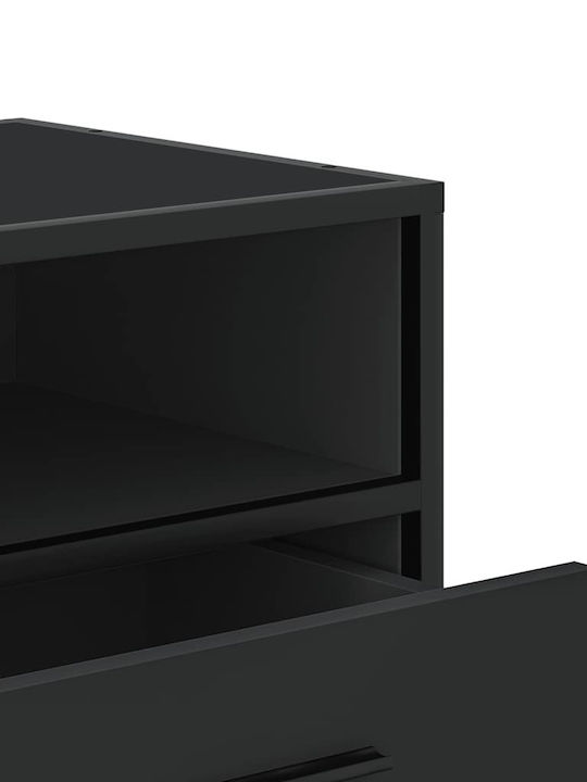 Stand TV Metalic Negru L100xA34.5xÎ40cm
