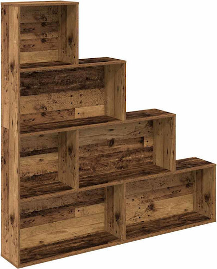Bibliothek Alt Holz 157x24x160cm