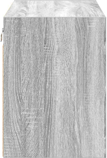 Dulap Suspendat pentru Sufragerie din Placă Aglomerată Gri Sonoma 60x30x41cm