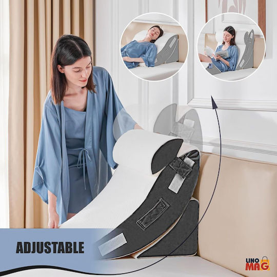 Linomag Pernă cu Memory Foam în culoare Alb