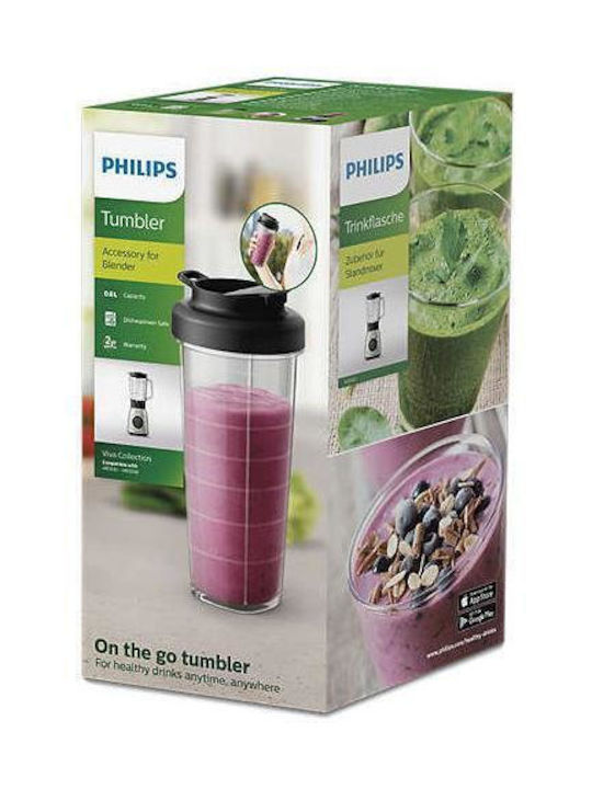 Philips Παγούρι 600ml Διάφανο