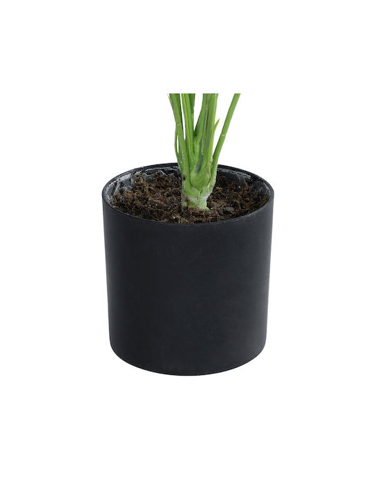Globostar? Plantă decorativă artificială Banană Zebra pentru grădină 20930 Banană Zebra H55cm