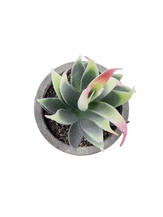 Globostar Artificial Garden Succulent Aloe 21009 Decorative Plant Succulent Aloe H14cm