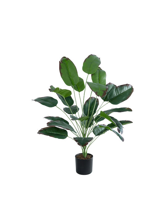 Globostar Grădină Artificială Banană Veche 20917 Plantă Decorativă Copac de Banane Matur H80cm