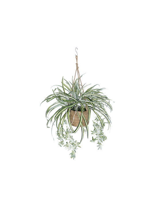 Globostar? Artificial Hanging Decorative Chlorophytum Comosum Garden Plant 20638 Artificial Hanging Decorative Chlorophytum Y50cm