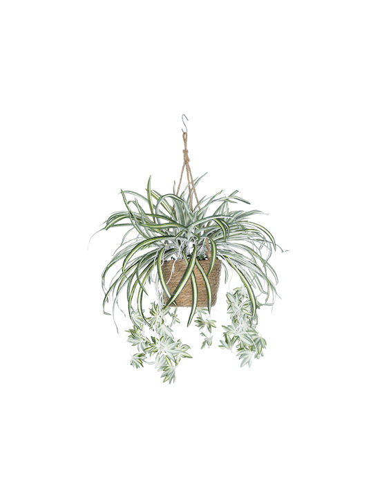 Globostar? Artificial Hanging Decorative Chlorophytum Comosum Garden Plant 20638 Artificial Hanging Decorative Chlorophytum Y50cm