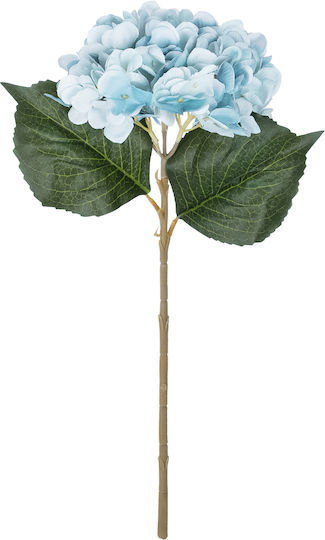 Dekorative künstliche Blume Hortensie Blau 47cm GloboStar