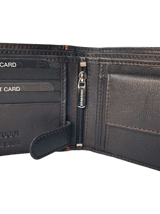 Δερμάτινο Ανδρικό Πορτοφόλι με RFID Καφέ