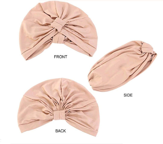 Damen Stoffweiches Haarturban Staubiges Lila Knoten