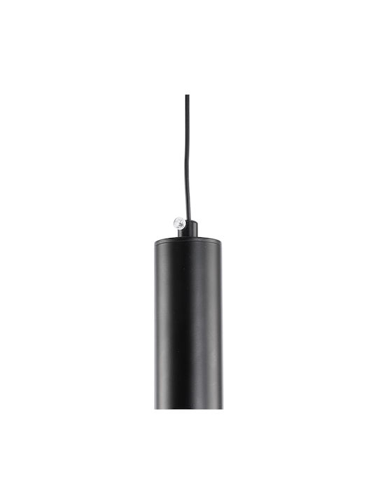 GloboStar ZANE Black LED Pendant Ceiling Light with Warm to Cool White Light 15x20x20cm
