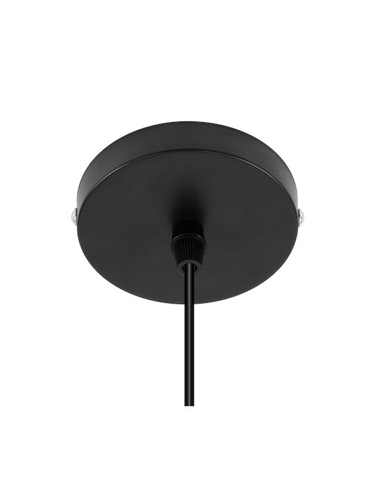 GloboStar Hanna Lustră Negru cu frânghie pentru Dulie E27 5x18x110cm.