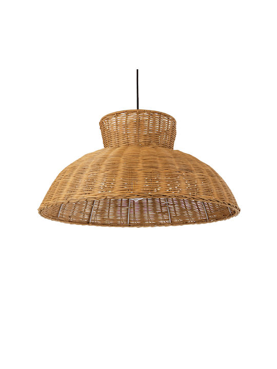 GloboStar Malabo Ceiling Light Brown Boho Grid with E27 Socket 60x60cm