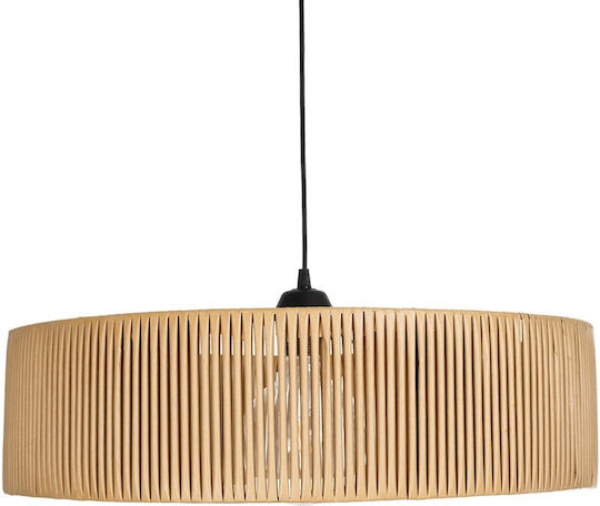 GloboStar Rattan Lustră Bej Boem cu Dulie E27 55x55x90cm.