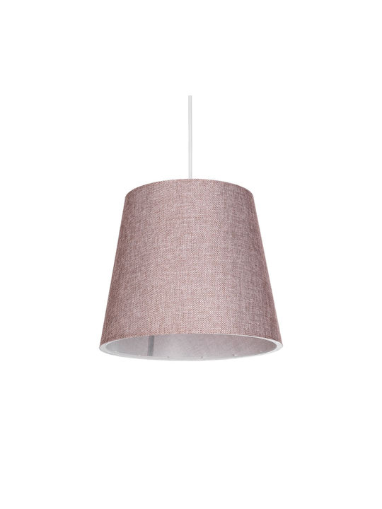 GloboStar Coney Pendant Light Pink with Socket E27 26x26x93cm