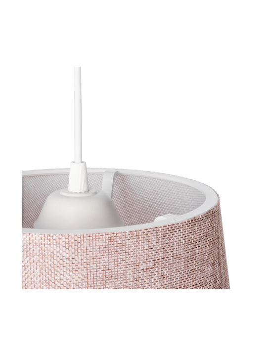 GloboStar Coney Pendant Light Pink with Socket E27 26x26x93cm