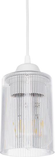 GloboStar Torus Pendant Light White Bell with Socket E27 10x10x77cm