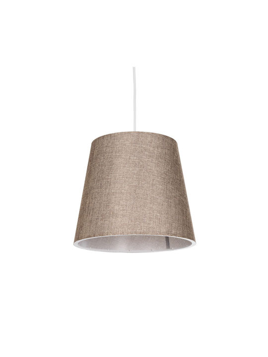 GloboStar Coney Pendant Light Brown with Socket E27 26x26x93cm