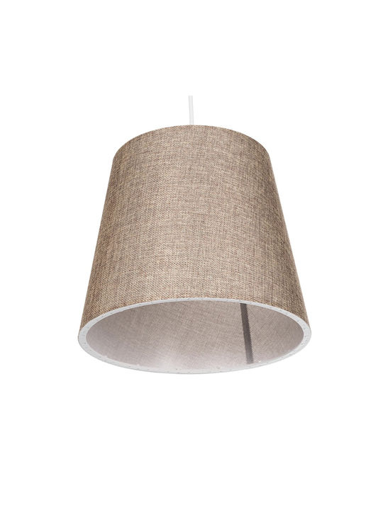 GloboStar Coney Pendant Light Brown with Socket E27 26x26x93cm