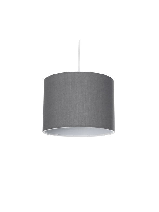 GloboStar Blaze Pendant Light Gray with Socket E27 22x22x90cm