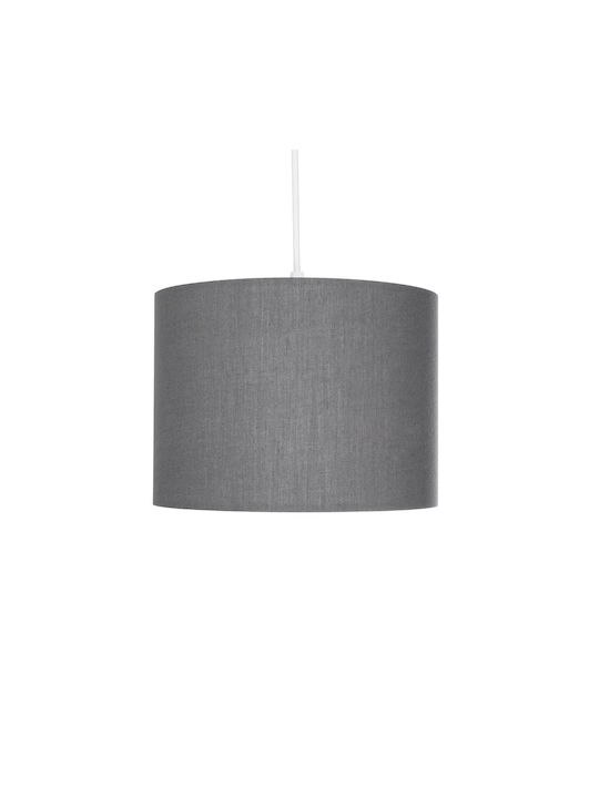 GloboStar Blaze Pendant Light Gray with Socket E27 22x22x90cm