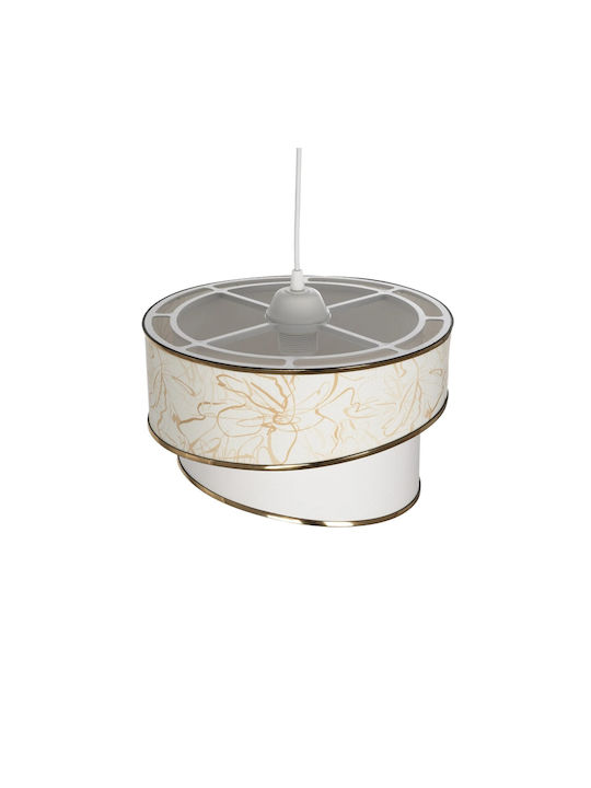 GloboStar Sonia Pendant Light with Gold Detail with Socket E27 30x30x90cm