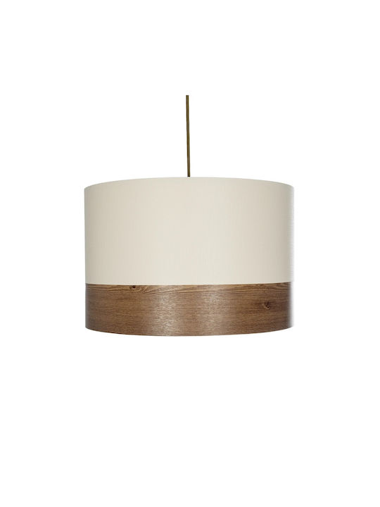 GloboStar Zyklus Pendant Light White with Socket E27 36x36x73cm