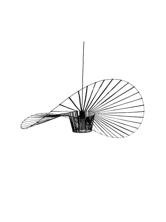 GloboStar Widow Pendant Light Black Grid with Socket E27 98x96x30cm