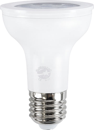 GloboStar LED крушка 8W 85mm за фасунга E27 и форма PAR20 Неутрално бяло 776лм