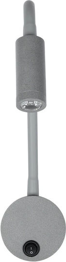 GloboStar Monos LED Alb Cald Spot în Culoare Gri