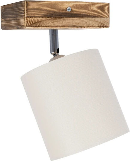 GloboStar Single Spot with Socket E27 in White Color