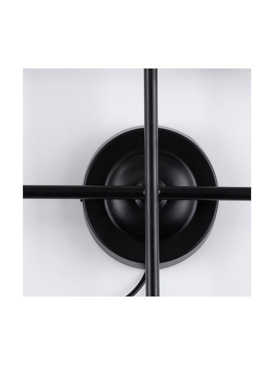 GloboStar Piping Vintage Lamp Wall with Socket E27 Black 40.5x52cm