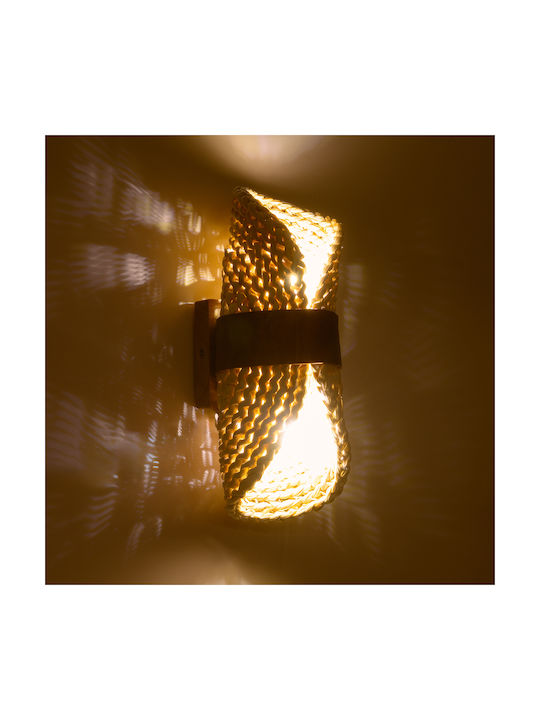 GloboStar Guava Vintage Wall Lamp with G9 Socket Beige 13x30x30cm