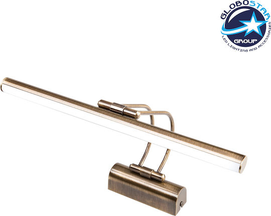 GloboStar Refine Vintage Φωτιστικό Πίνακα με Ενσωματωμένο LED και Θερμό Λευκό Φως 25x25x9εκ.